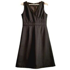 TEMT Sleeveless A-line Dress Empire Waist V-neck Brown Sz 10